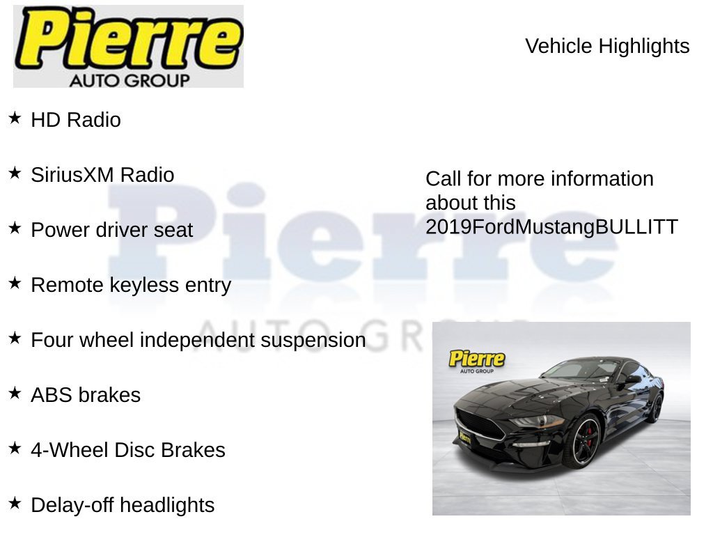 Used 2019 Ford Mustang Bullitt RWD image 14