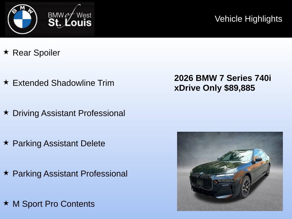 Used 2026 BMW 740i xDrive AWD/4WD image 23