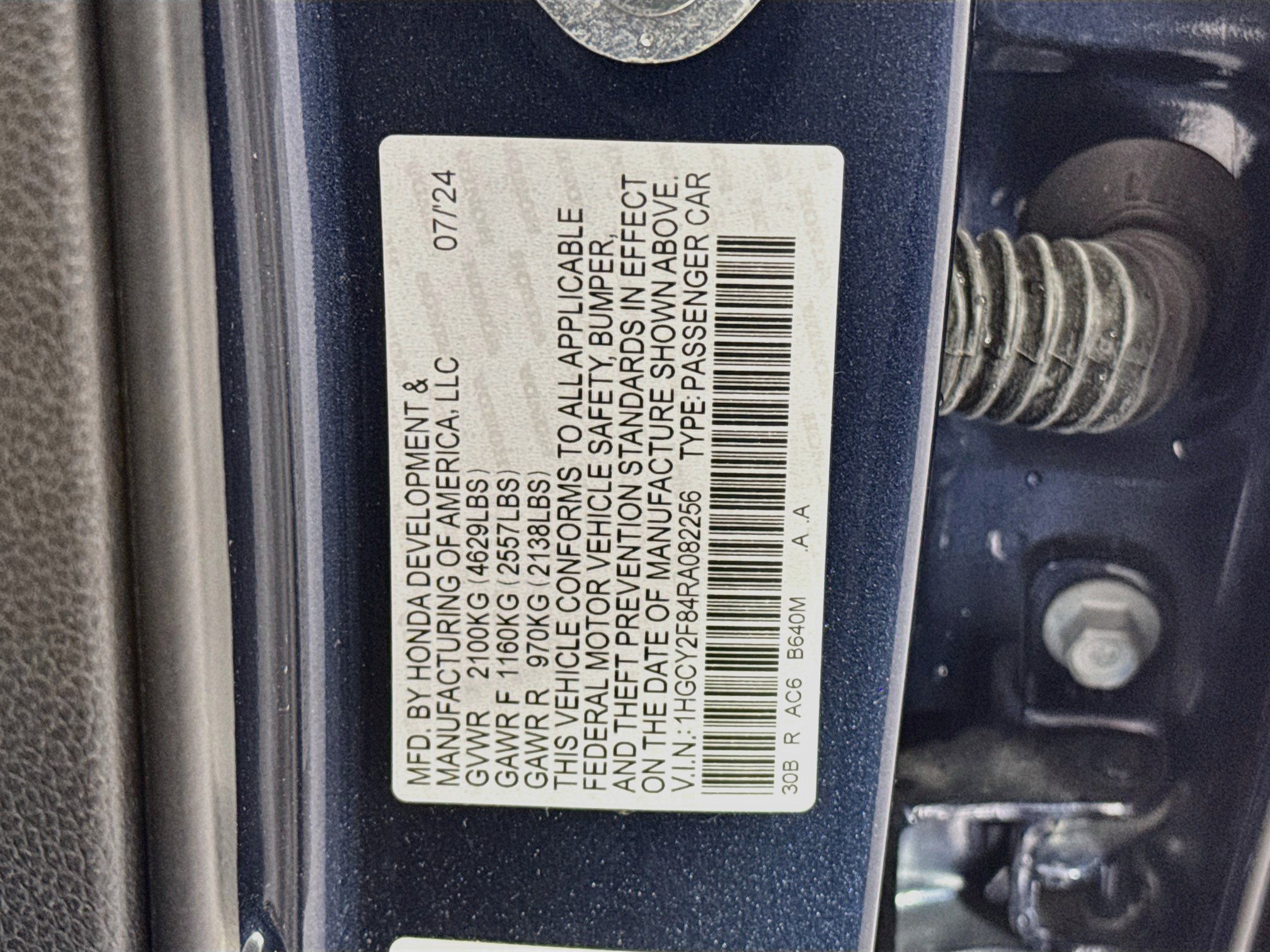 Certified 2024 Honda Accord Touring image 34