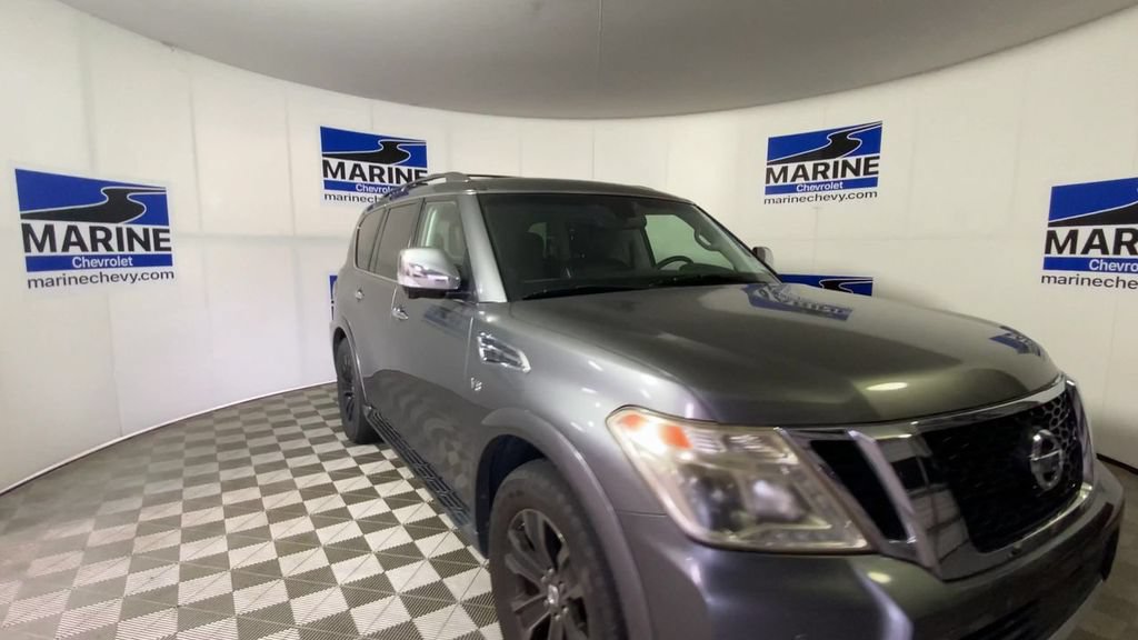 Used 2017 Nissan Armada Platinum w/ Captain Seat Package RWD image 4
