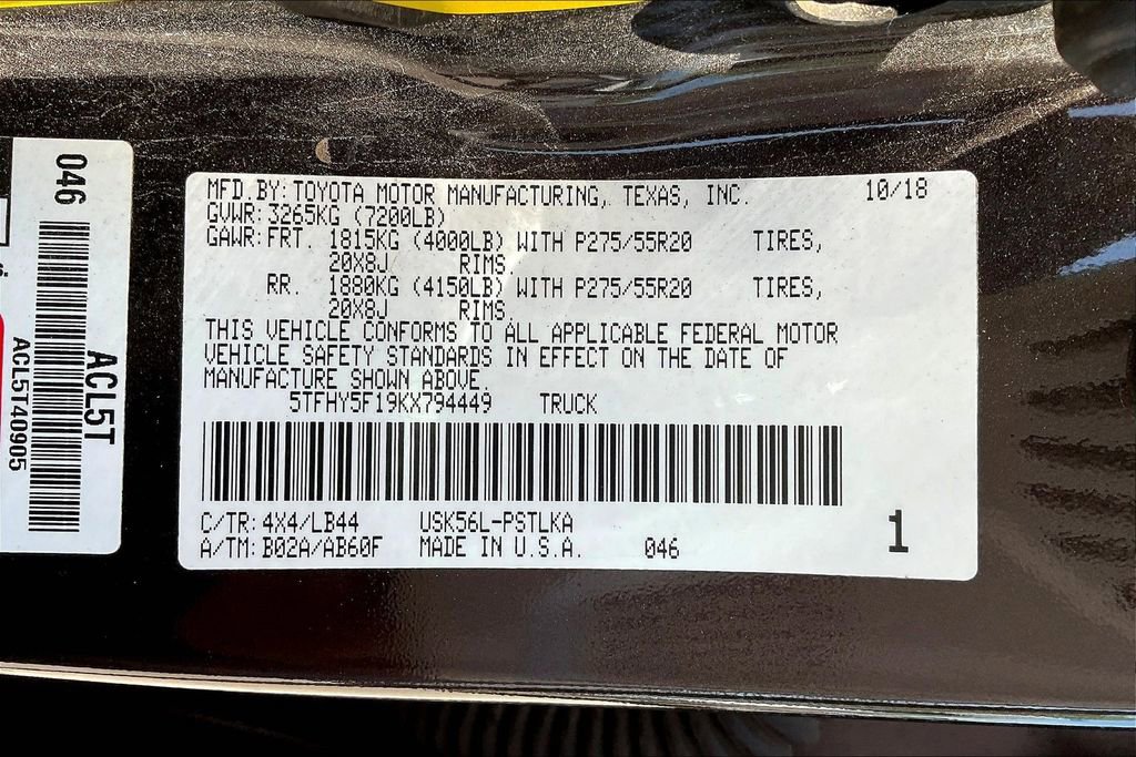 Used 2019 Toyota Tundra Limited image 34