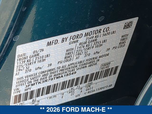 New 2026 Ford Mustang Mach-E Premium RWD image 20