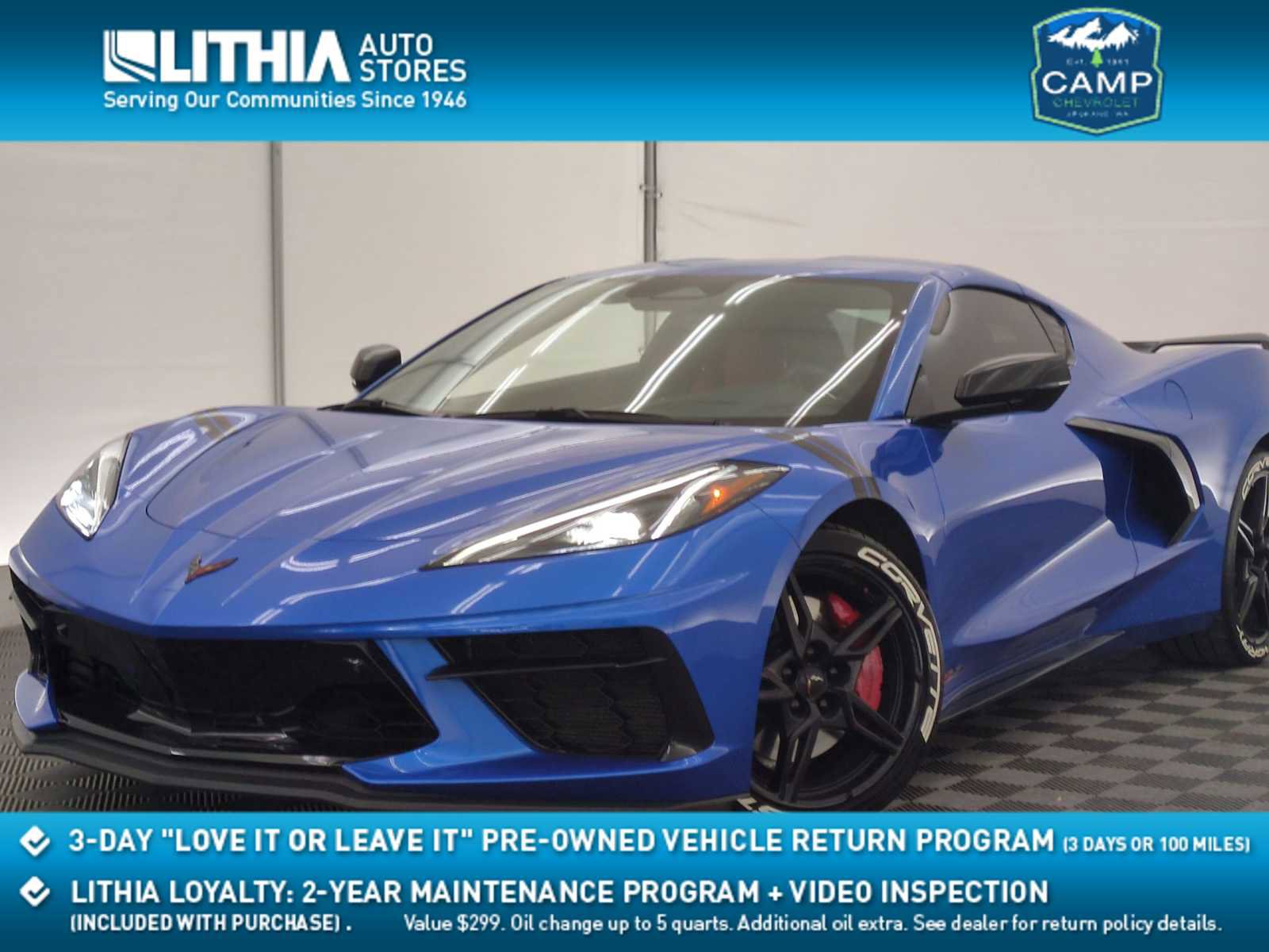 Used 2024 Chevrolet Corvette Stingray Premium Cpe w/ Z51 Performance Package image 1