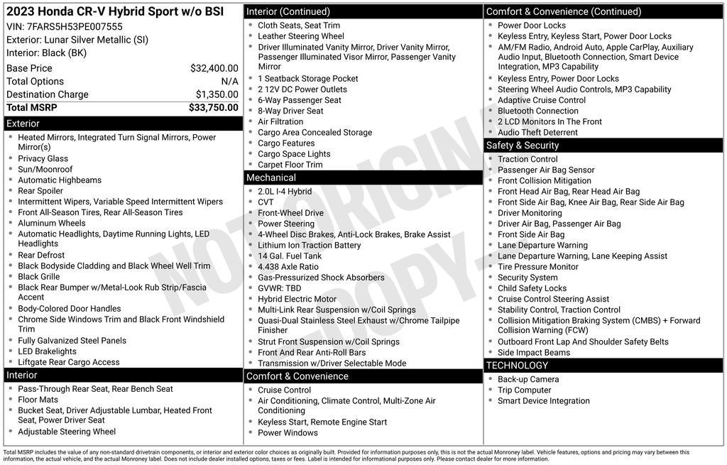 Certified 2023 Honda CR-V Sport image 18