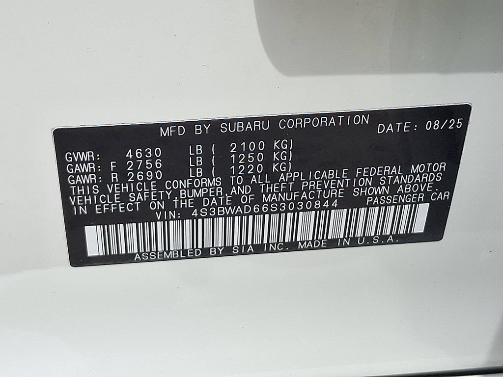 Used 2025 Subaru Legacy Premium AWD/4WD image 27