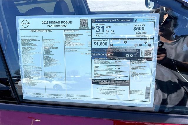New 2026 Nissan Rogue Platinum w/ Platinum Premium Package image 13