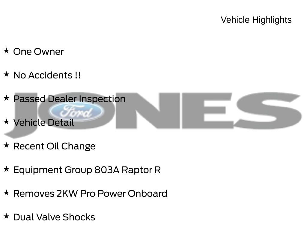 Certified 2024 Ford F150 Raptor w/ Equipment Group 803A Raptor R image 15