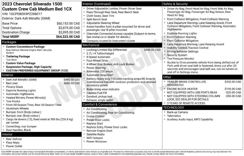 Used 2023 Chevrolet Silverado 1500 Custom AWD/4WD image 25