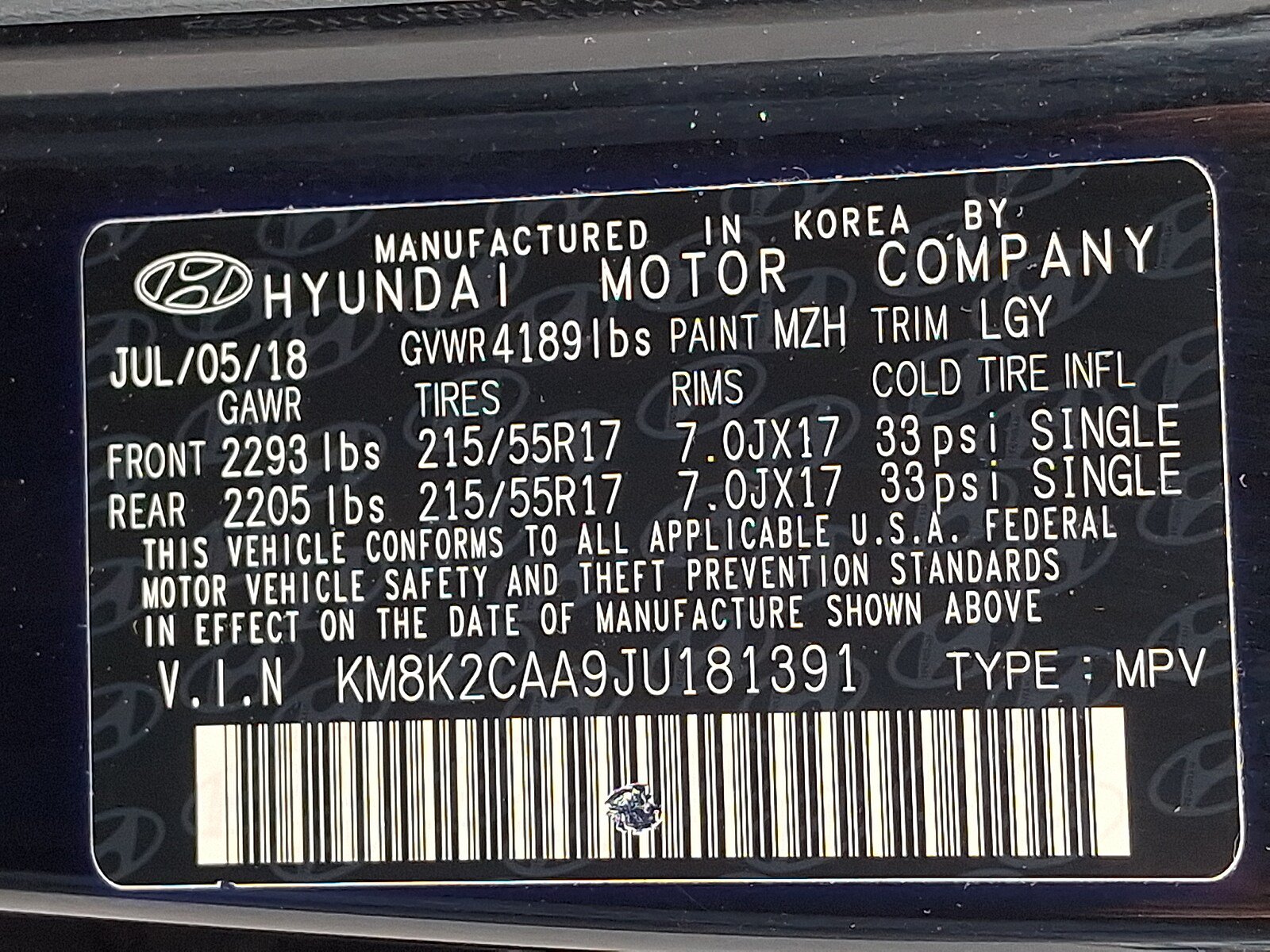 Used 2018 Hyundai Kona SEL AWD/4WD image 28