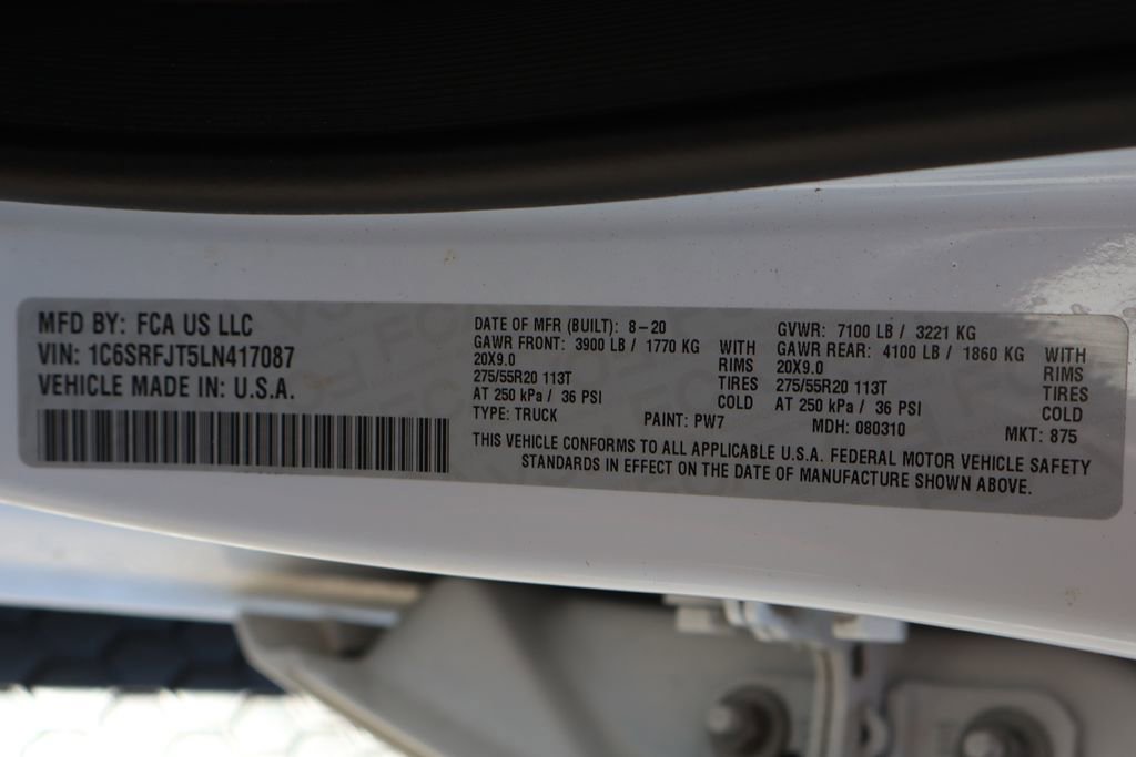 Used 2020 RAM 1500 Laramie image 58