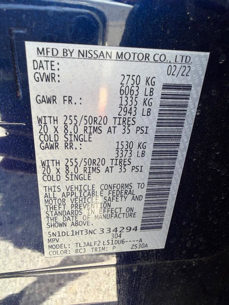 Used 2022 INFINITI QX60 Autograph w/ Cargo Package FWD image 33