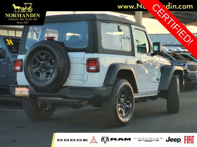 Certified 2025 Jeep Wrangler Sport AWD/4WD image 3