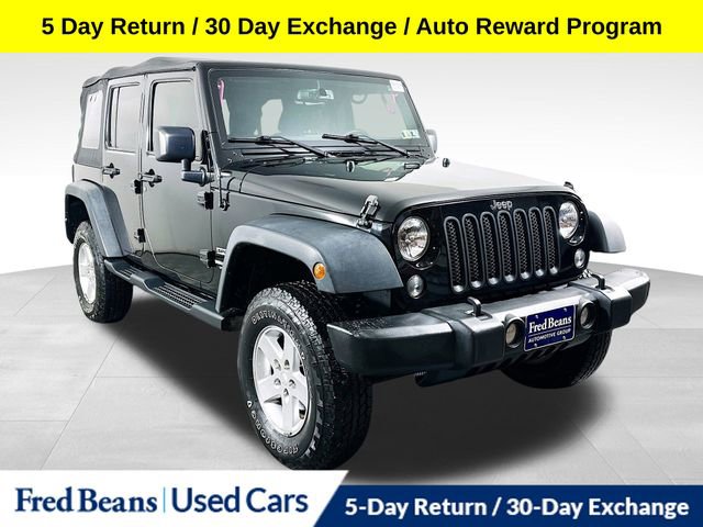 Used 2015 Jeep Wrangler Unlimited Sport w/ Quick Order Package 24S image 1