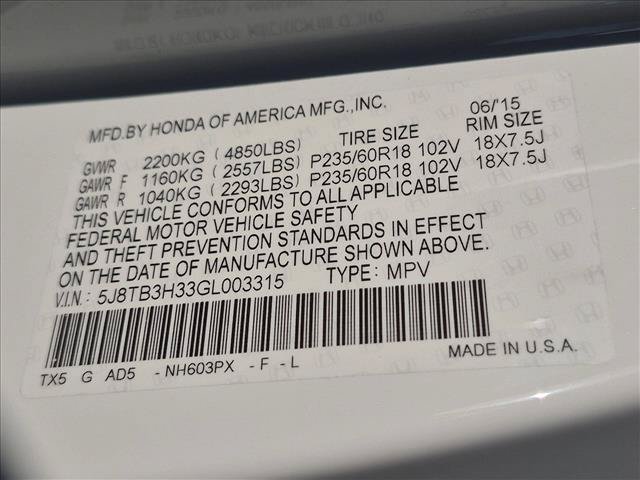 Used 2016 Acura RDX FWD image 25