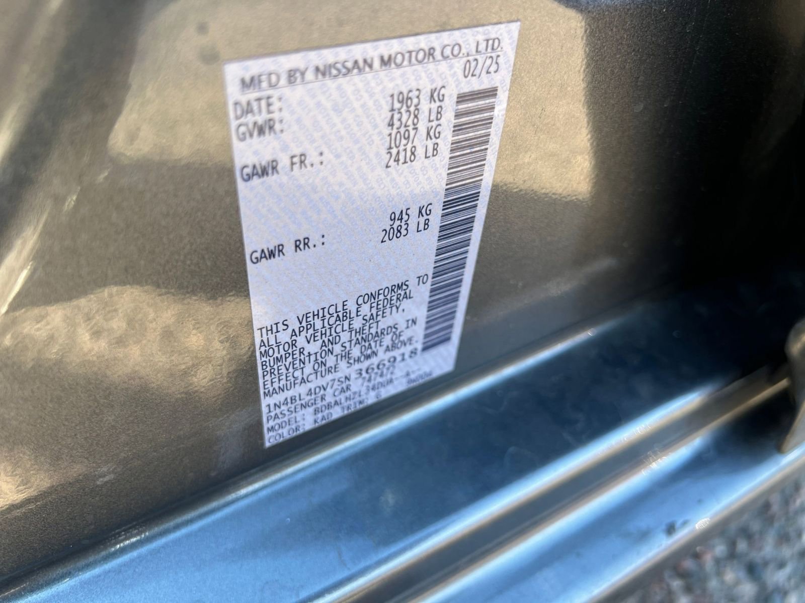 Used 2025 Nissan Altima 2.5 SV image 29