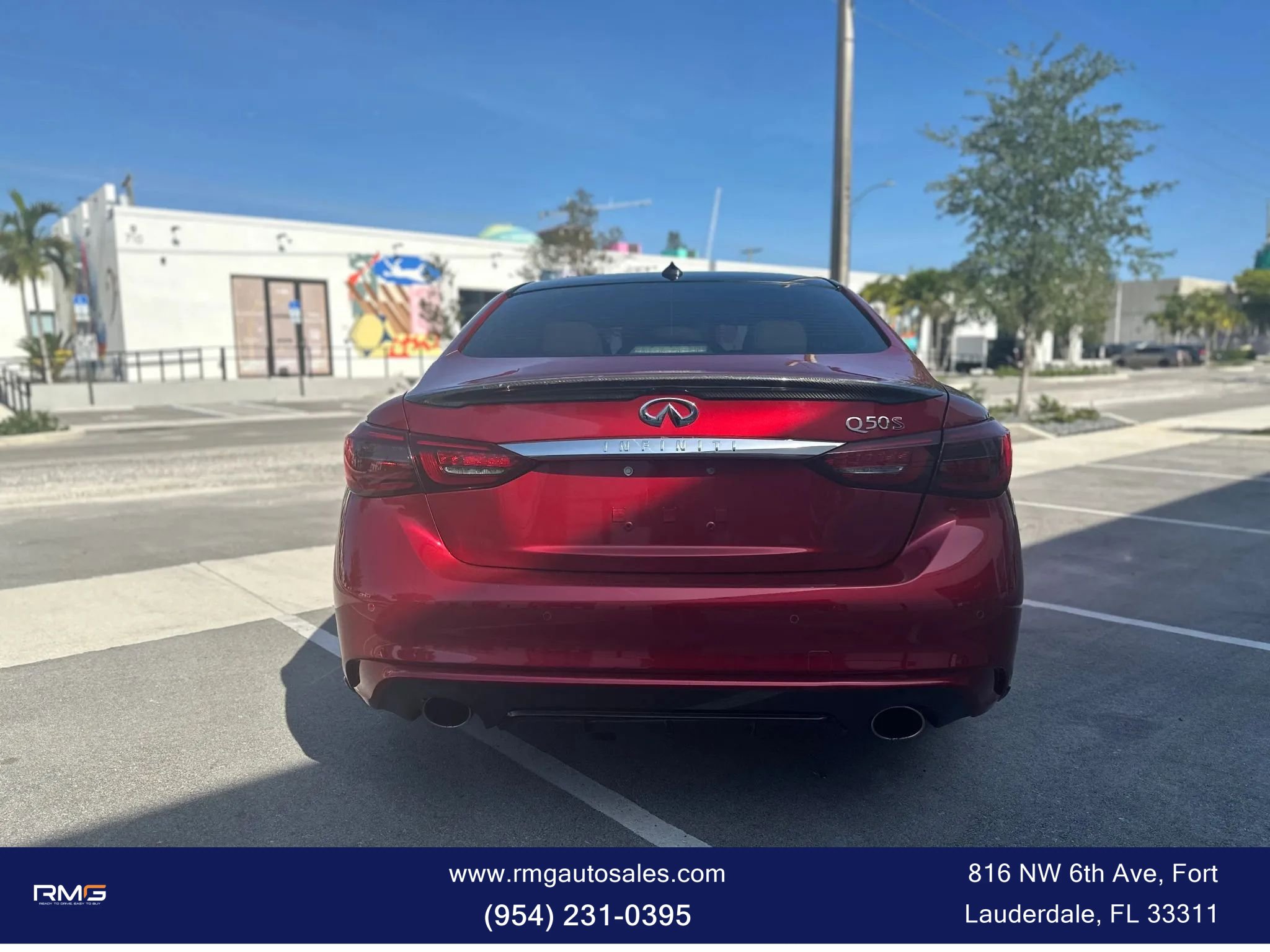 Used 2019 INFINITI Q50 Red Sport 400 w/ Proactive Package AWD/4WD image 5