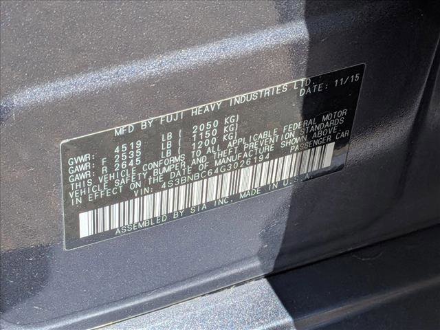 Used 2016 Subaru Legacy 2.5i Premium AWD/4WD image 15