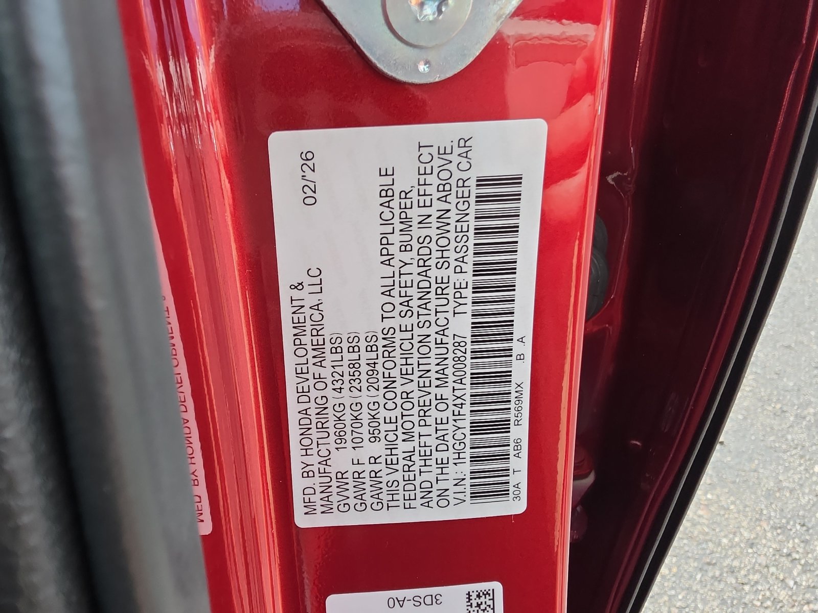 Certified 2026 Honda Accord SE image 31