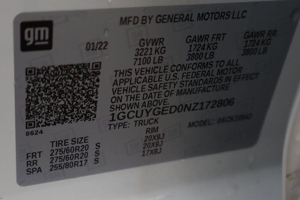 Used 2022 Chevrolet Silverado 1500 LTZ w/ LTZ Premium Package AWD/4WD image 59
