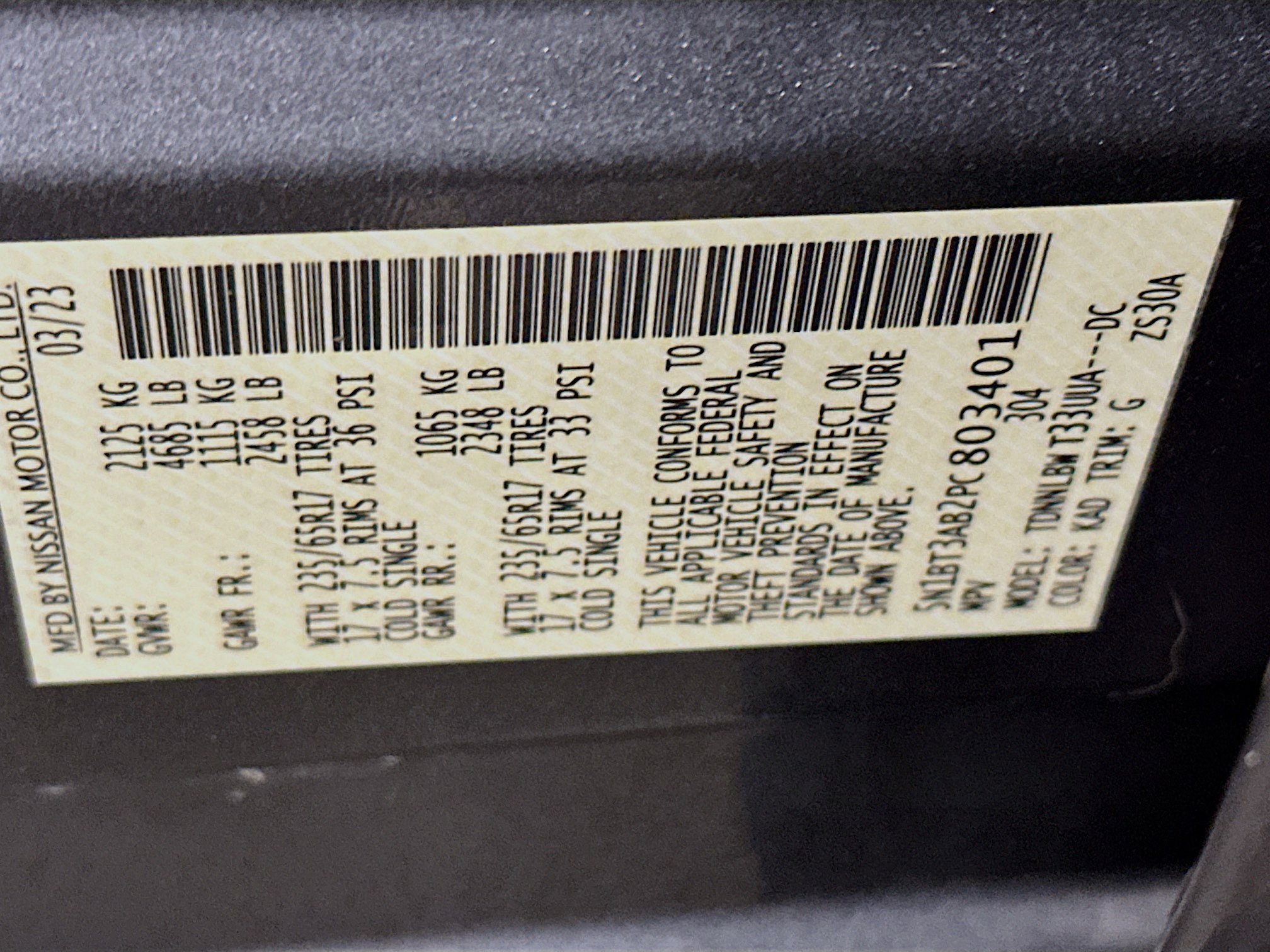 Used 2023 Nissan Rogue S AWD/4WD image 12