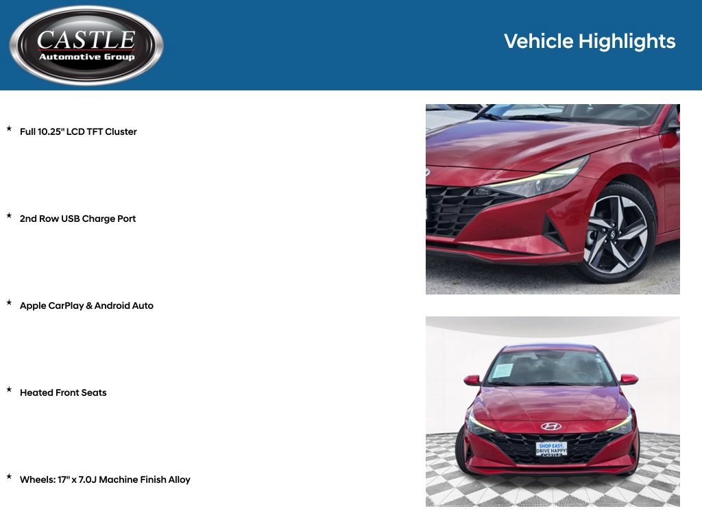 Used 2023 Hyundai Elantra SEL w/ Convenience Package FWD image 8
