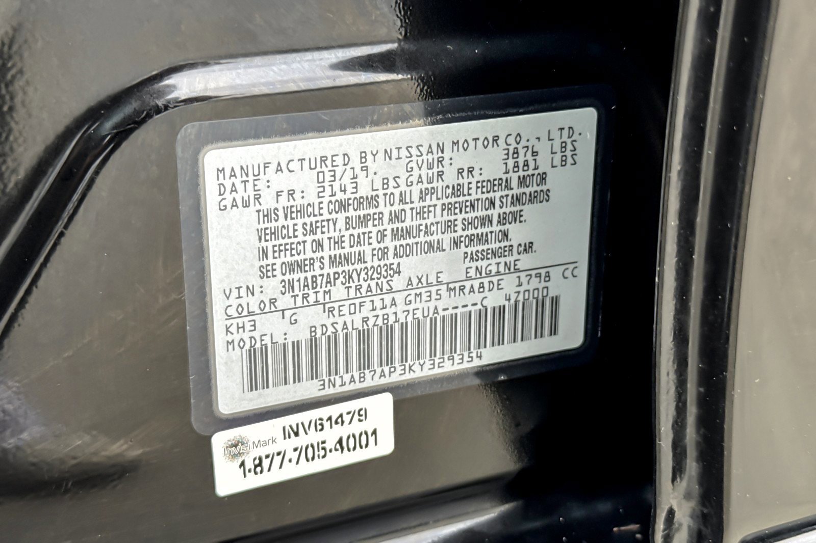 Used 2019 Nissan Sentra SR w/ Exterior Package image 25