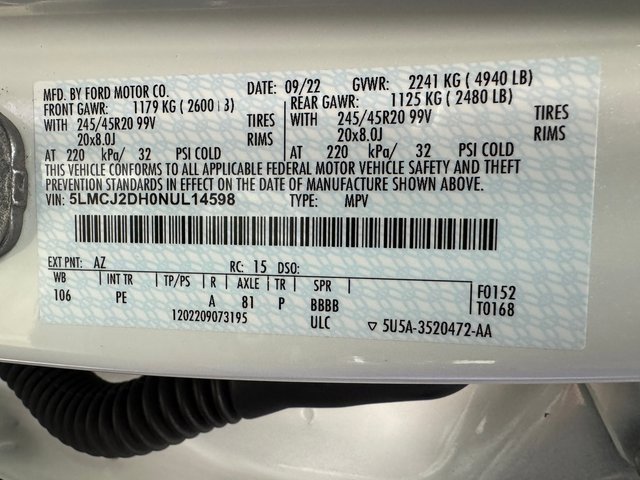 Used 2022 Lincoln Corsair Reserve w/ Sport Package image 31