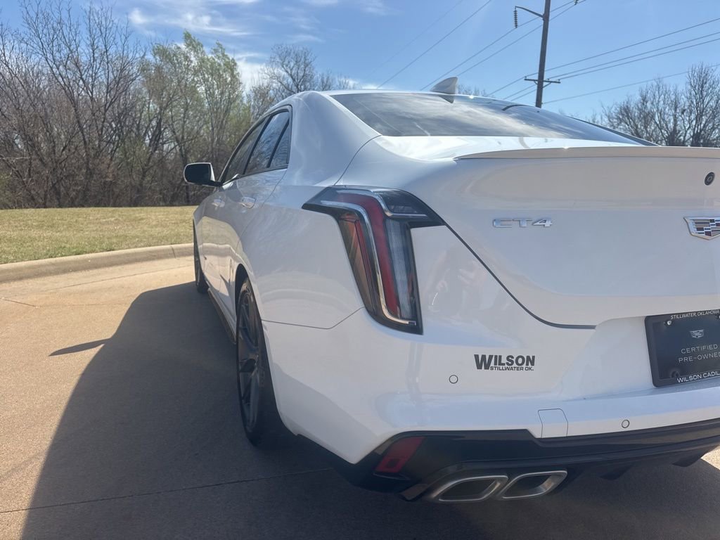 Certified 2024 Cadillac CT4 V w/ Technology Package RWD image 3