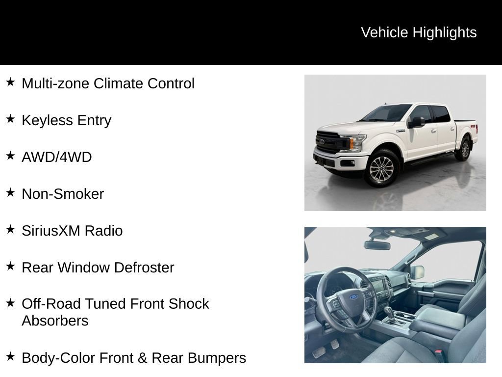 Used 2020 Ford F150 XLT w/ Equipment Group 302A Luxury AWD/4WD image 26