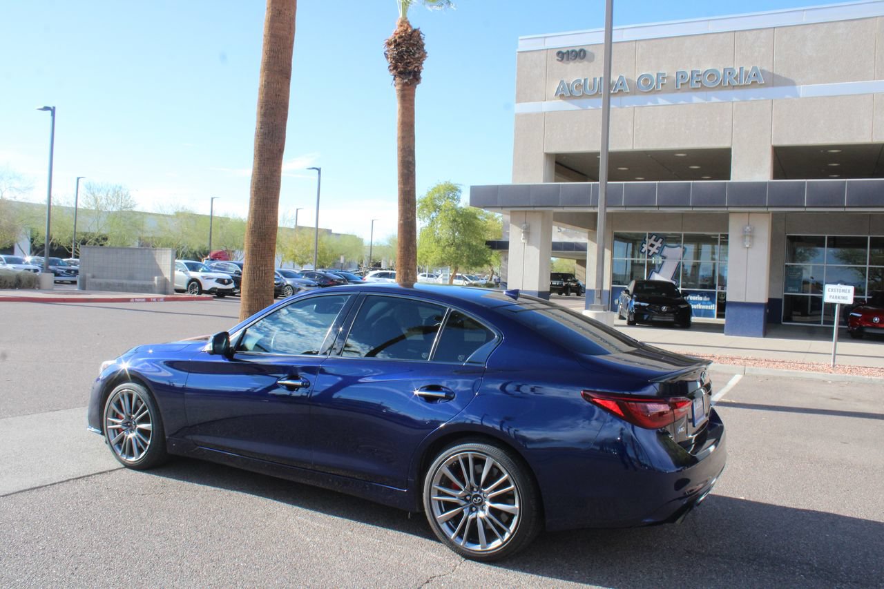 Used 2021 INFINITI Q50 Red Sport 400 w/ Proactive Package AWD/4WD image 3