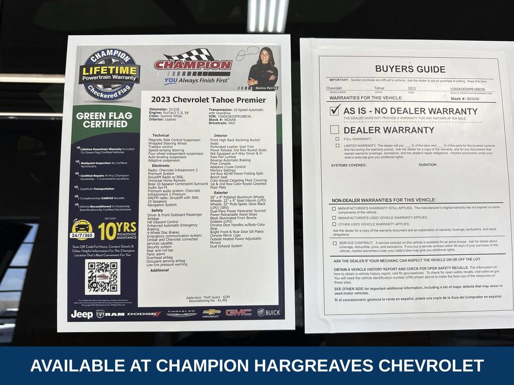 Certified 2023 Chevrolet Tahoe Premier w/ Premium Package 2 AWD/4WD image 43