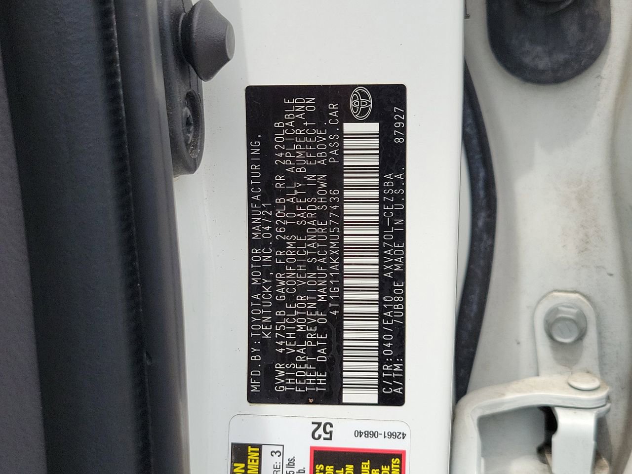 Used 2021 Toyota Camry SE image 32