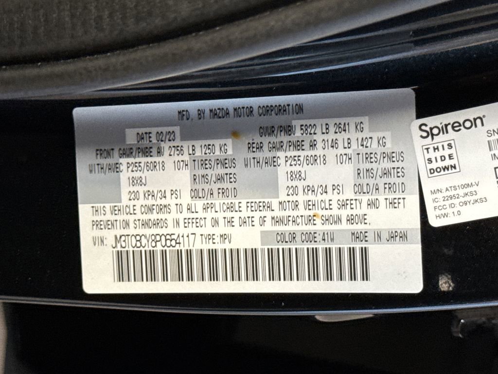 Certified 2023 MAZDA CX-9 Touring image 27