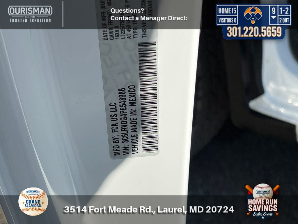 Used 2023 RAM ProMaster 2500 image 30