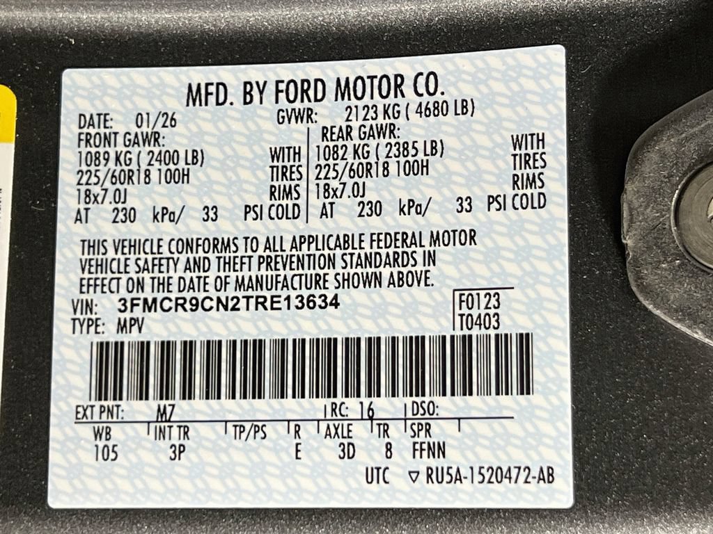 Used 2026 Ford Bronco Sport Outer Banks AWD/4WD image 36