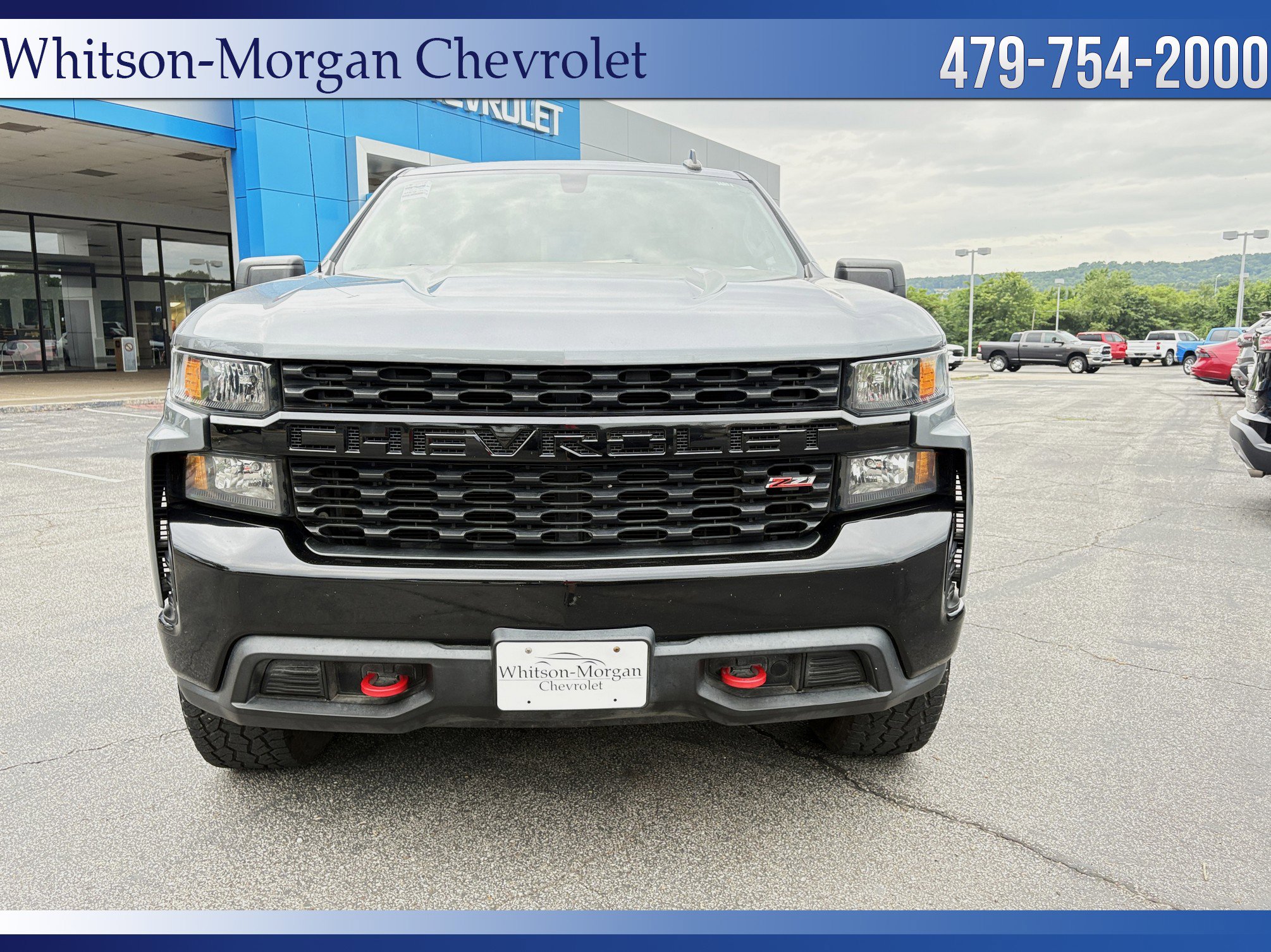 Used 2021 Chevrolet Silverado 1500 Custom Trail Boss w/ LPO, Dark Essentials Package AWD/4WD image 2