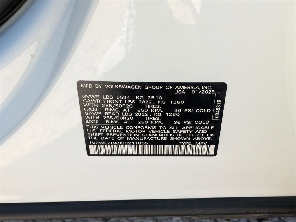 Used 2025 Volkswagen Atlas Cross Sport SE image 30