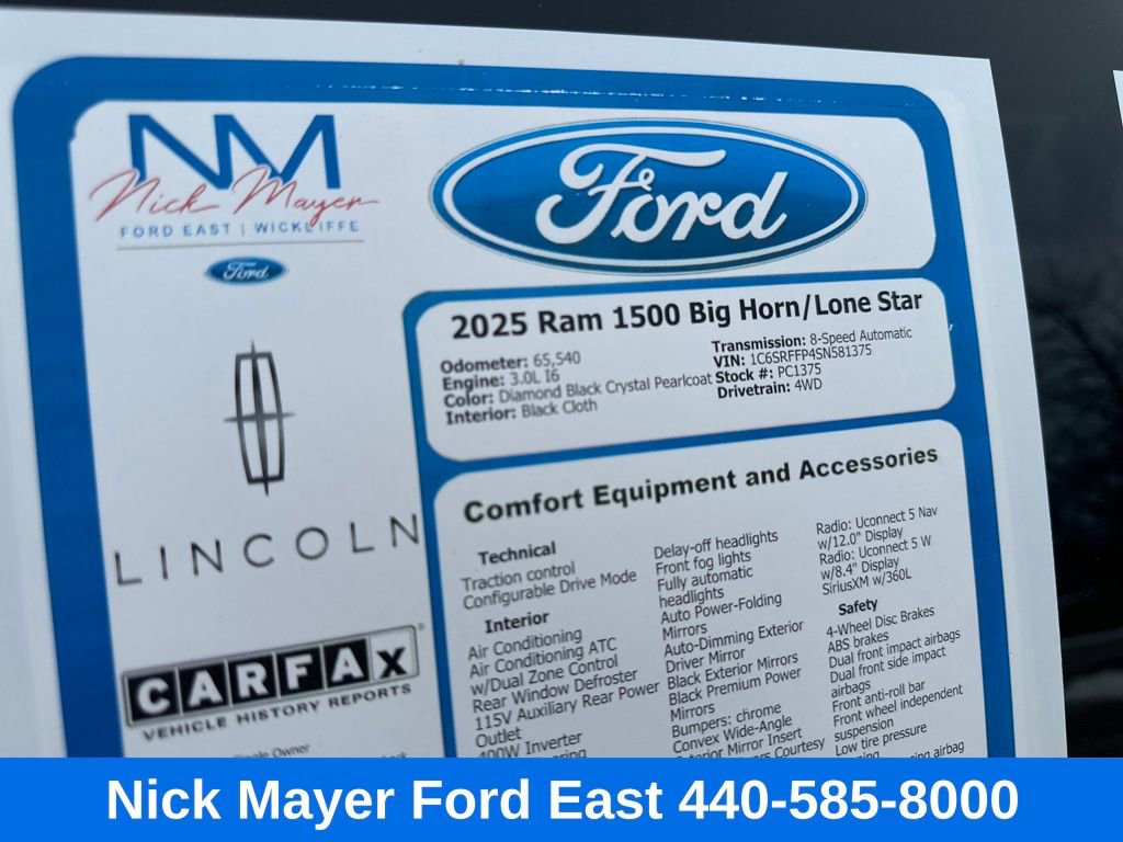 Used 2025 RAM 1500 Big Horn image 32