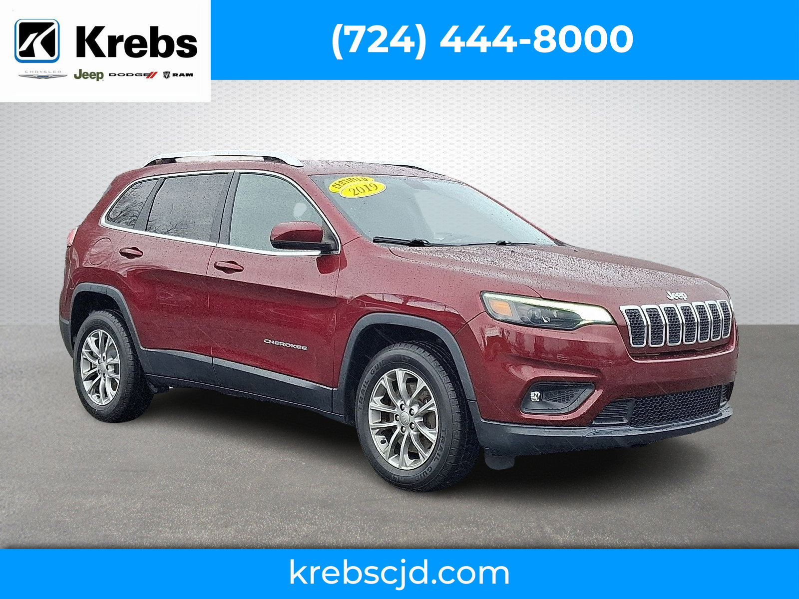 Certified 2019 Jeep Cherokee Latitude Plus w/ Cold Weather Group