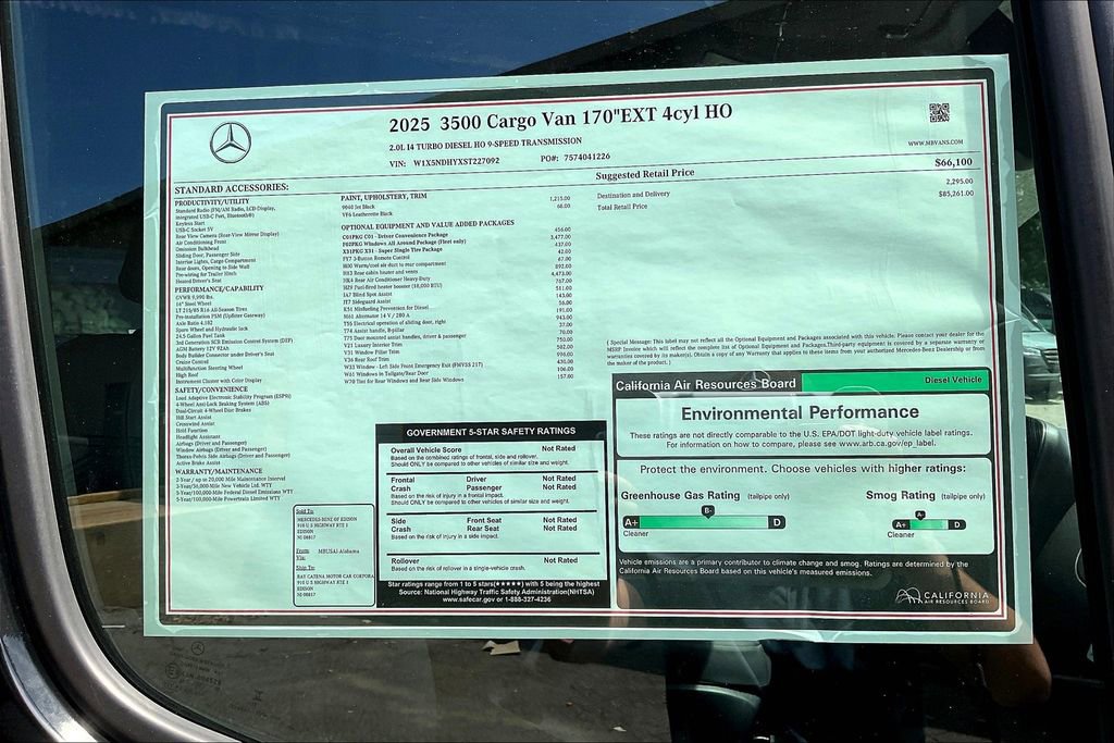 New 2025 Mercedes-Benz Sprinter 3500 image 12