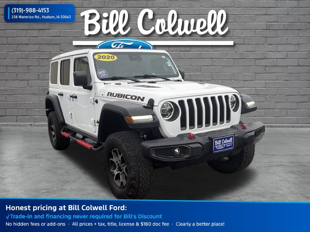 Used 2020 Jeep Wrangler Unlimited Rubicon AWD/4WD image 1