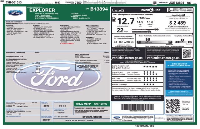 Used 2018 Ford Explorer XLT AWD/4WD image 4