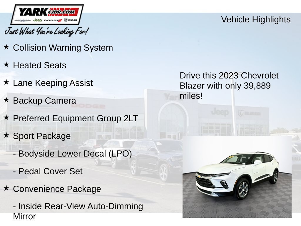 Used 2023 Chevrolet Blazer LT w/ Convenience Package FWD image 7