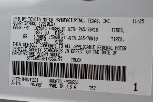 New 2026 Toyota Tundra SR5 image 15