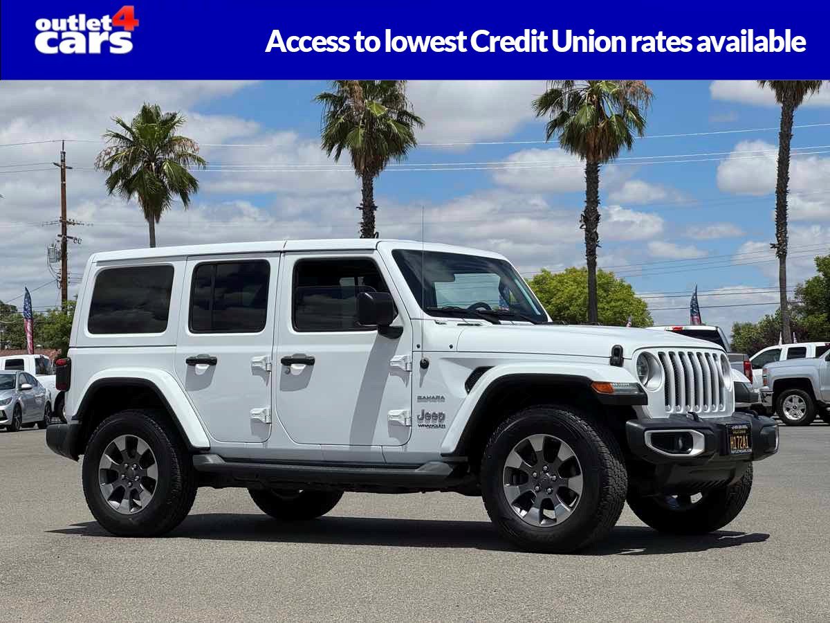 Used 2018 Jeep Wrangler Unlimited Sahara w/ LED Lighting Group AWD/4WD image 1