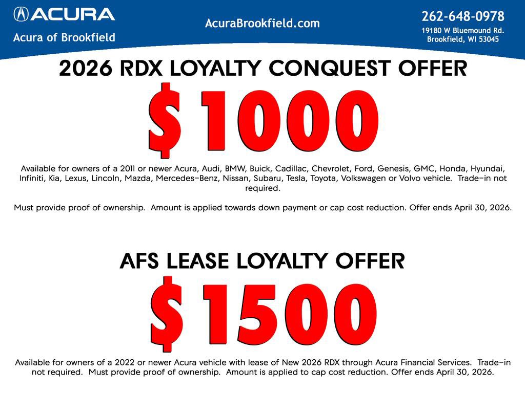 New 2026 Acura RDX w/ Technology Package image 20