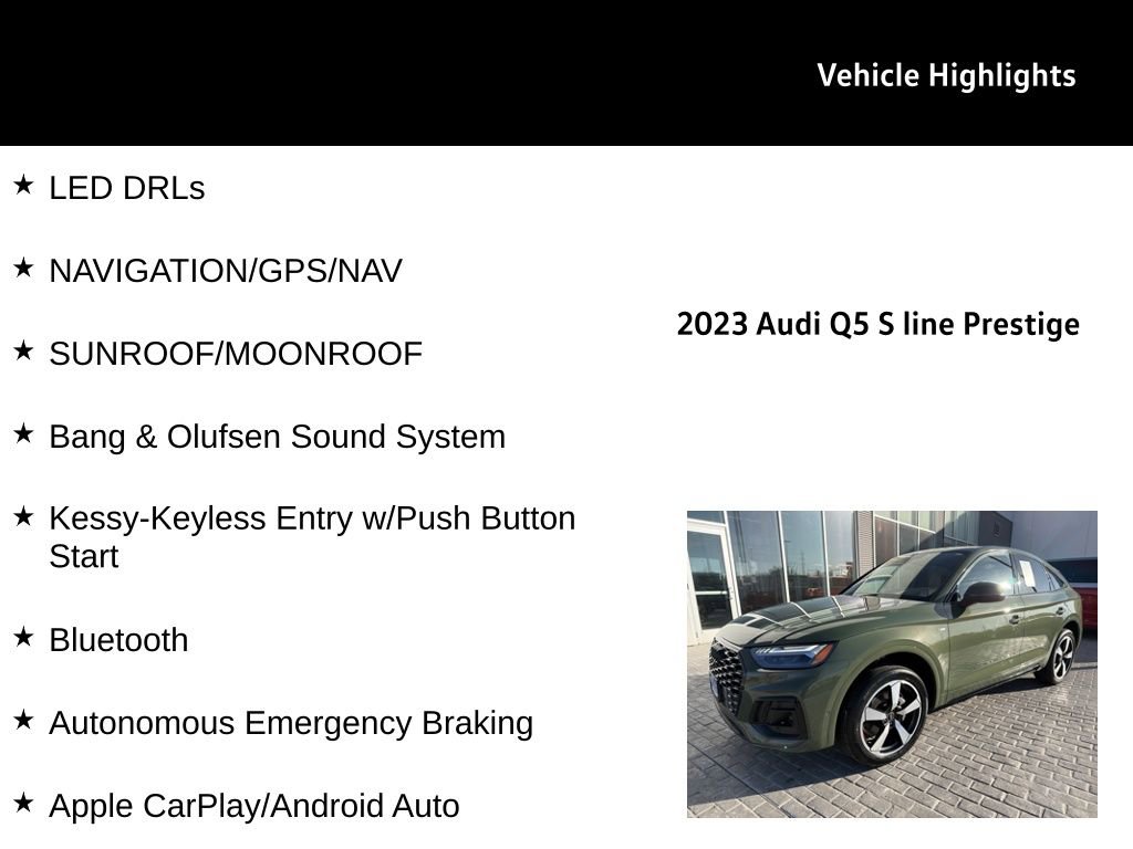 Used 2023 Audi Q5 2.0T Prestige w/ Prestige Package image 28