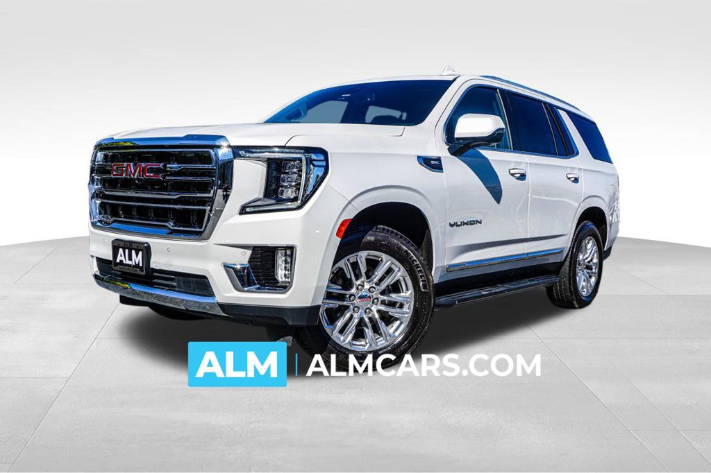 Used 2021 GMC Yukon SLT w/ SLT Luxury Plus Package RWD image 1