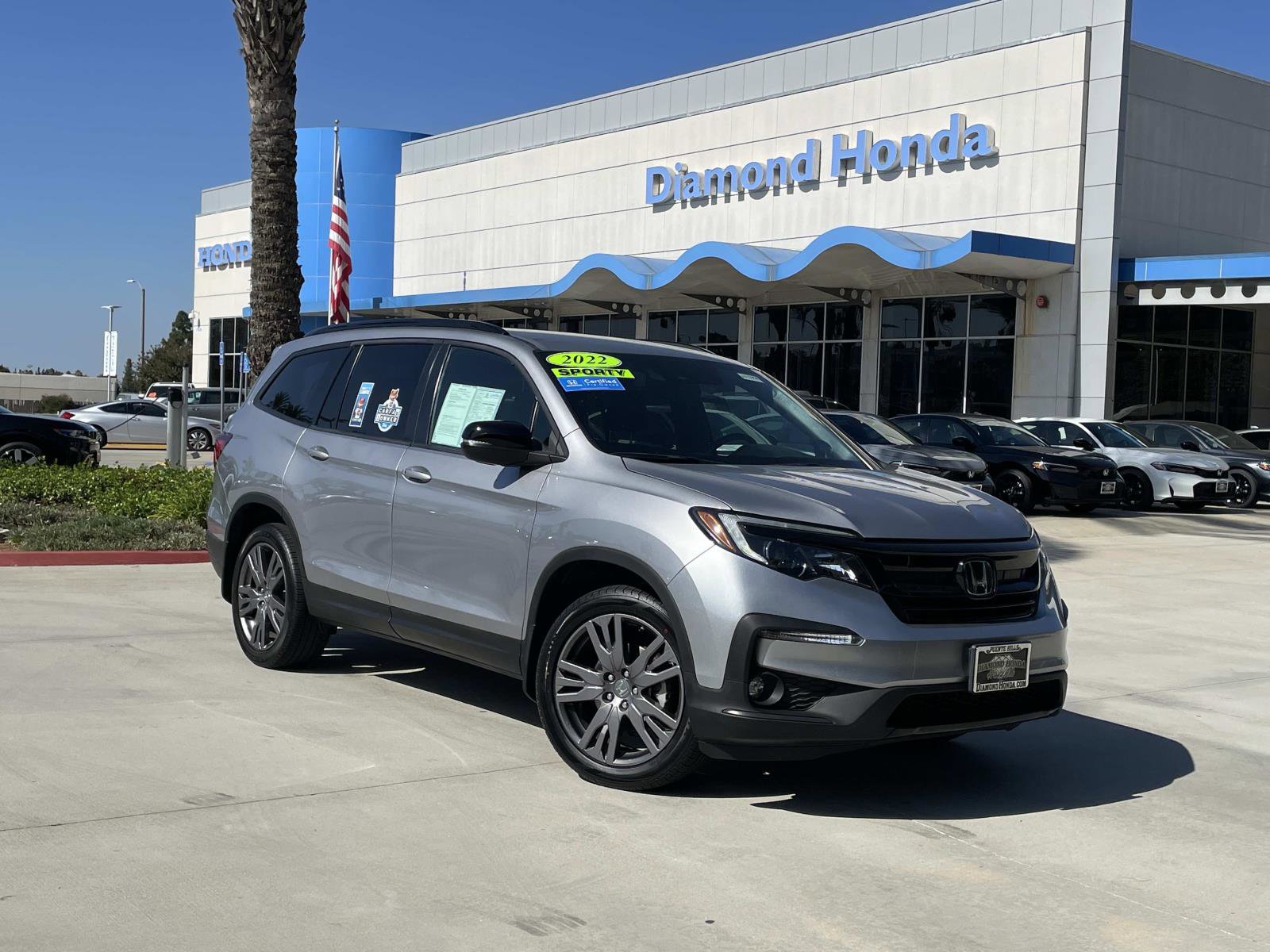 Certified 2022 Honda Pilot Sport