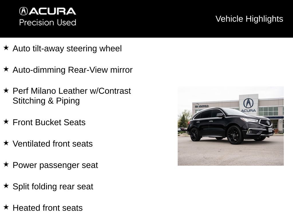 Certified 2019 Acura MDX SH-AWD w/ Advance Package image 21